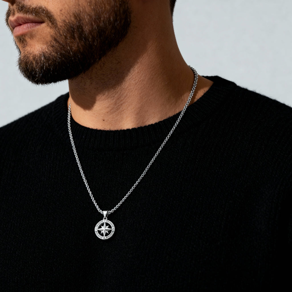 Estrella del Viajero | Colgante brújula