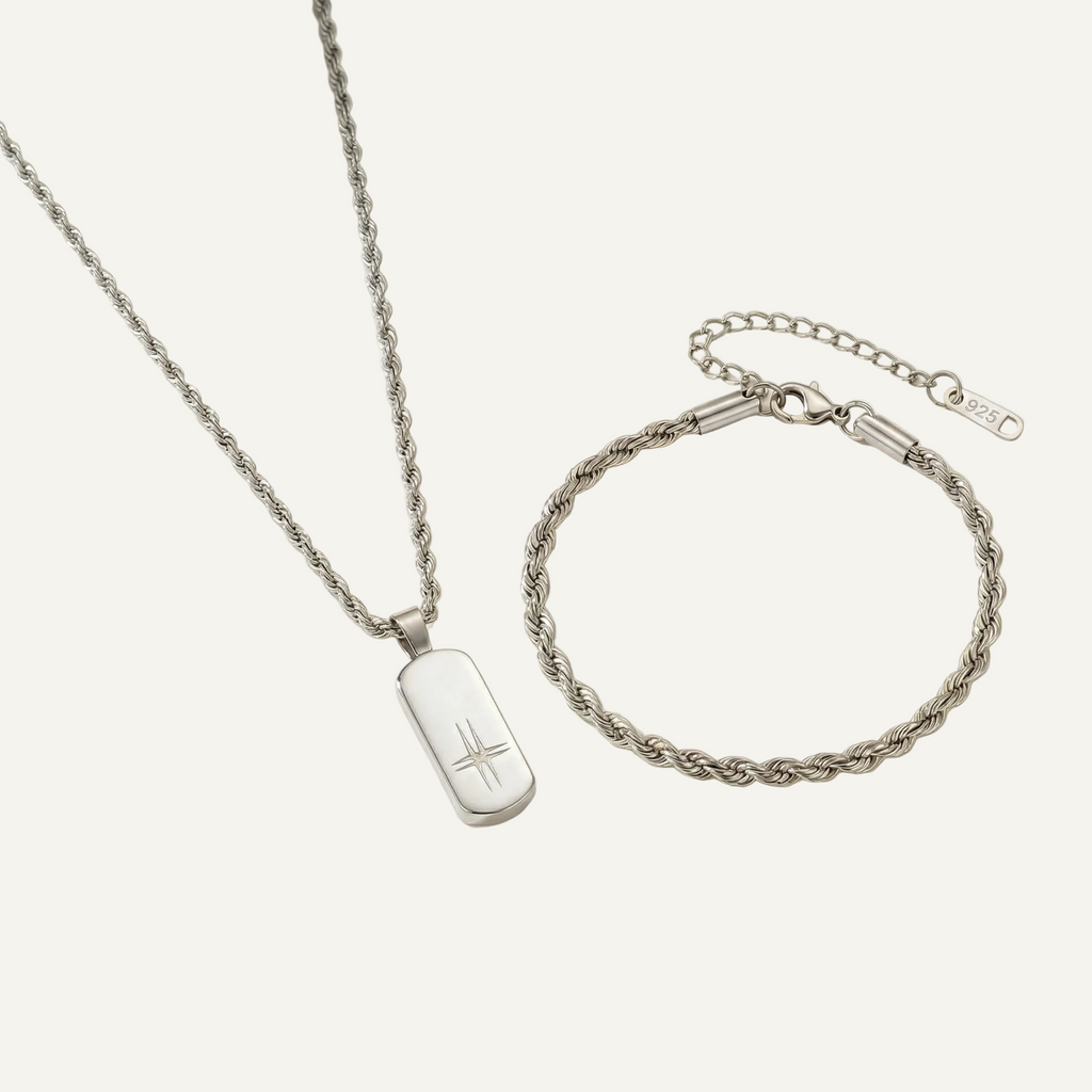 Set Origen | Colgante Origen & Cadena Raíz · Joyería masculina con significado