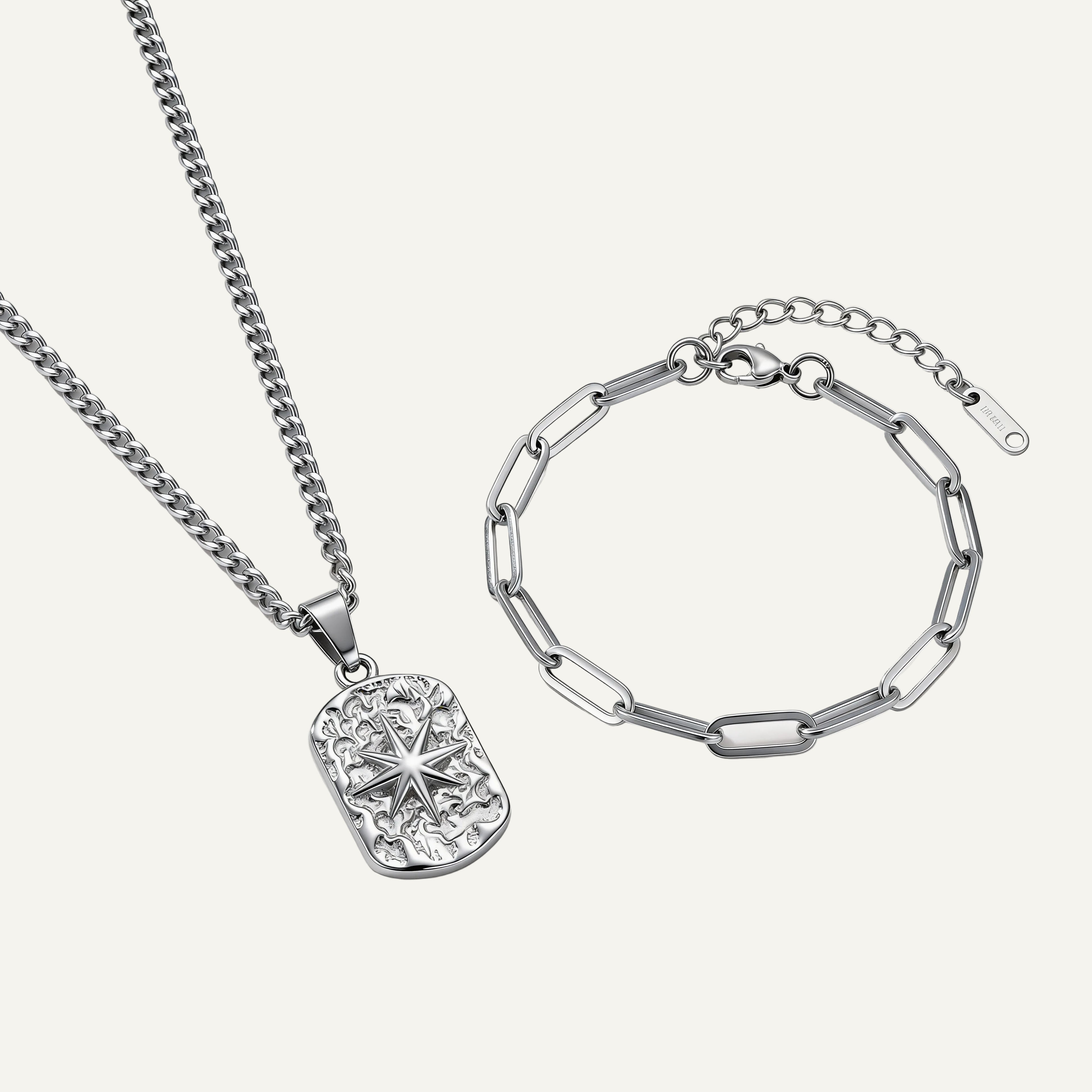 Set Luz | Polaris & Nexo · Joyería masculina con propósito