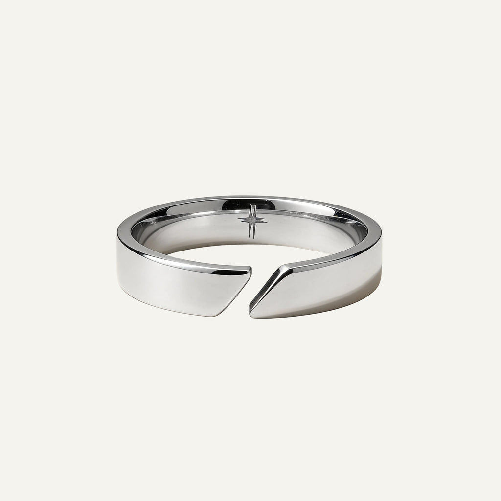 Aura | Anillo circular minimalista para hombre