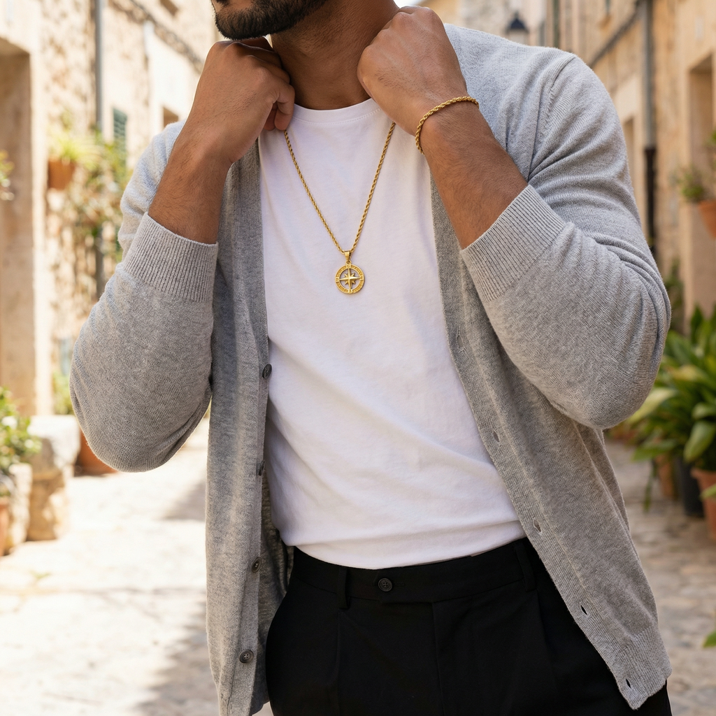 Set Norte | Estrella del Viajero & Cadena Raíz · Joyas con propósito