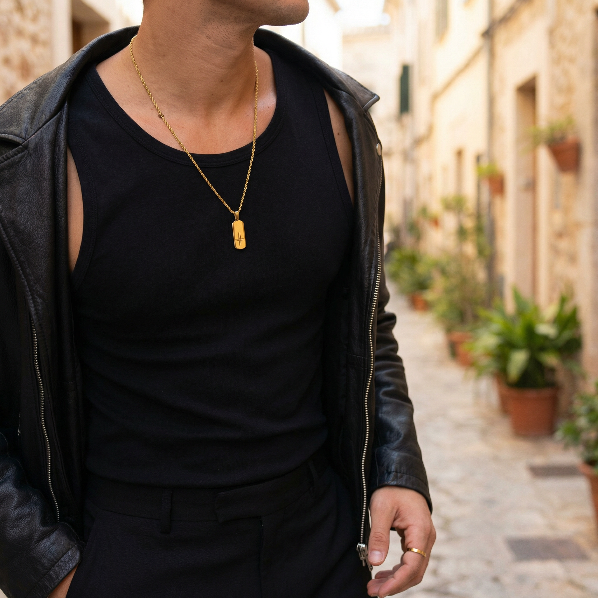 El Origen | Colgante espiritual minimalista para hombre