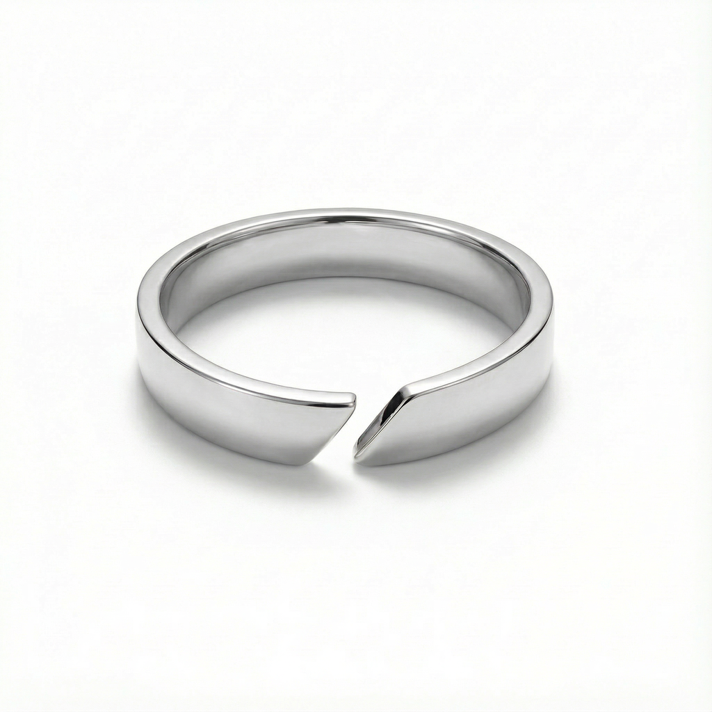 Aura | Anillo circular minimalista para hombre