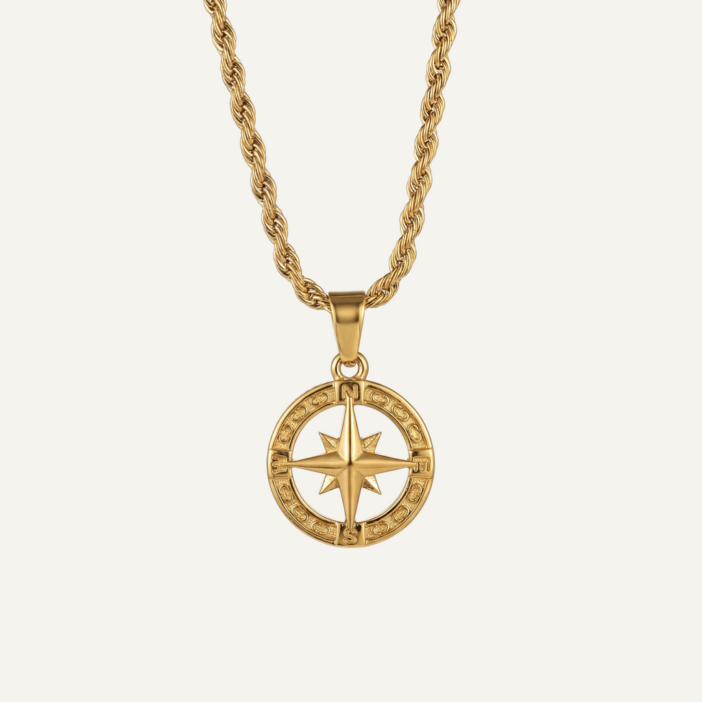 Estrella del Viajero | Colgante brújula