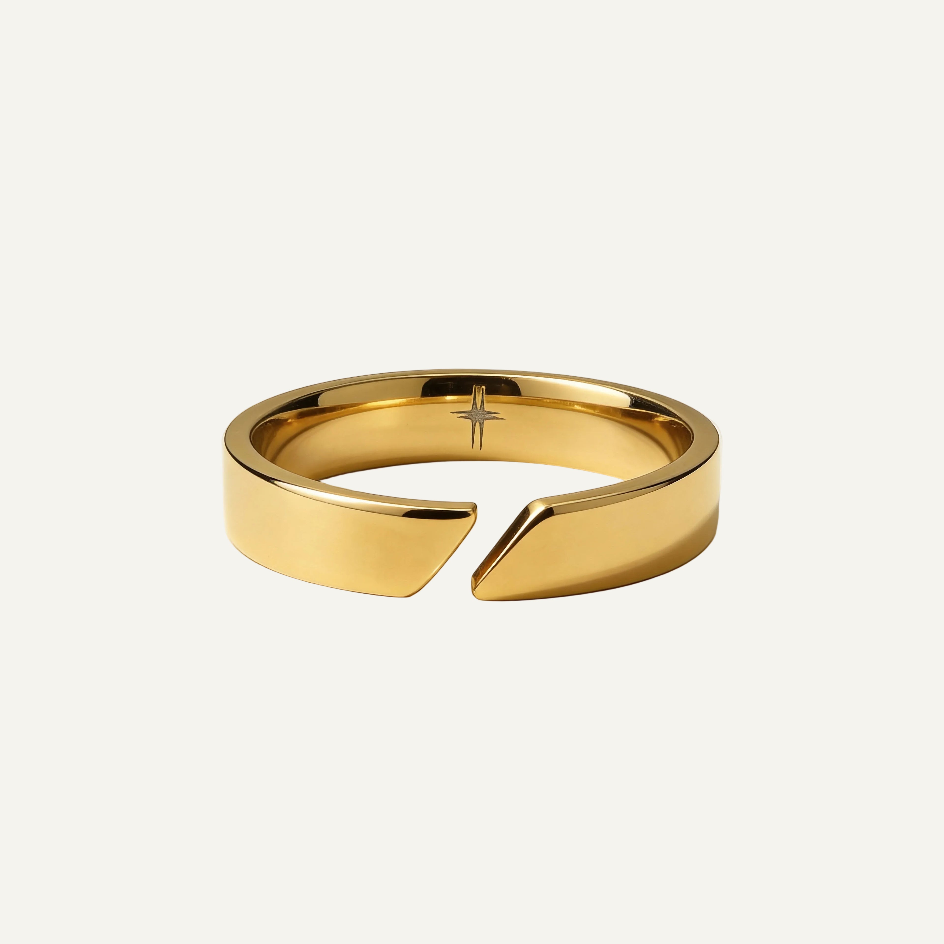 Aura | Anillo circular minimalista para hombre