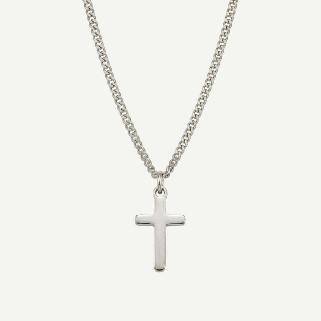 Crux Divinum — Colgante Cruz Cristiana para Hombre