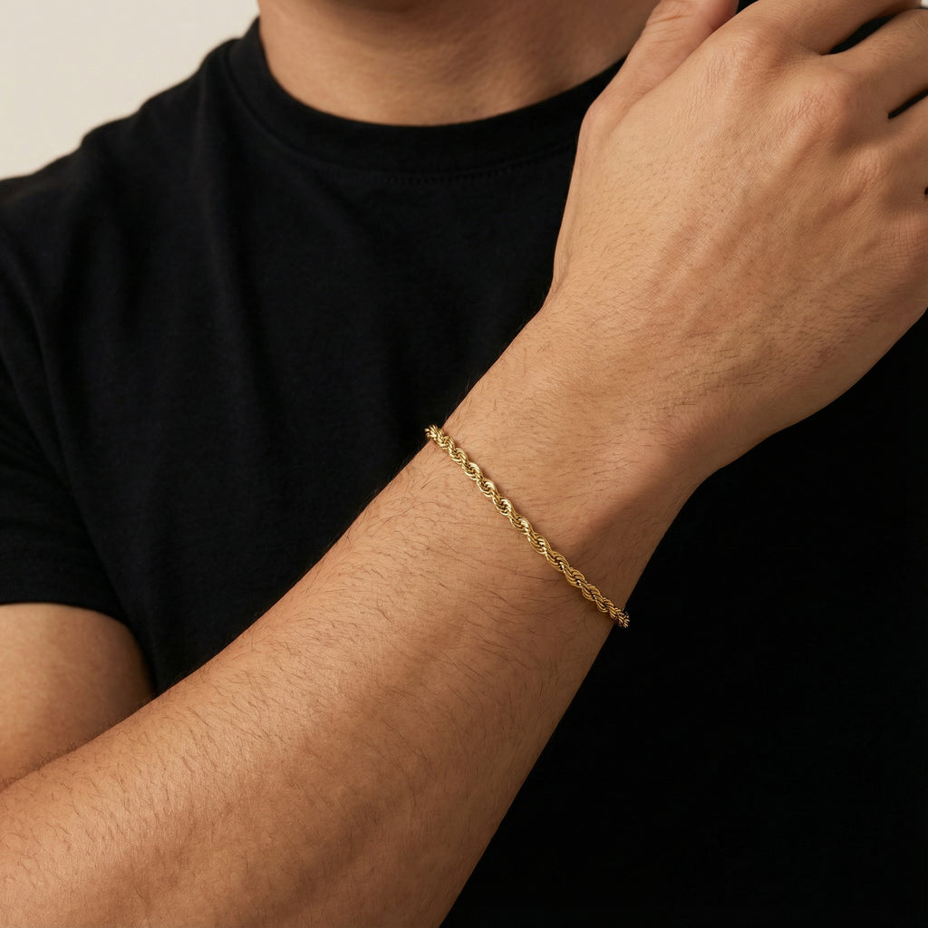 Raíz | Pulsera rope minimalista para hombre