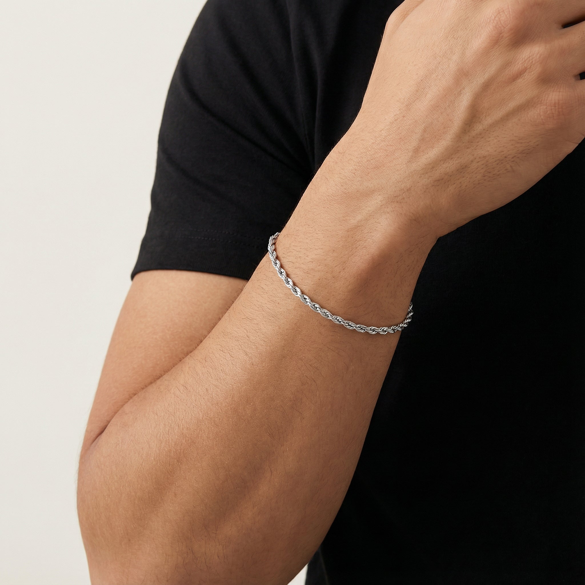 Raíz | Pulsera rope minimalista para hombre
