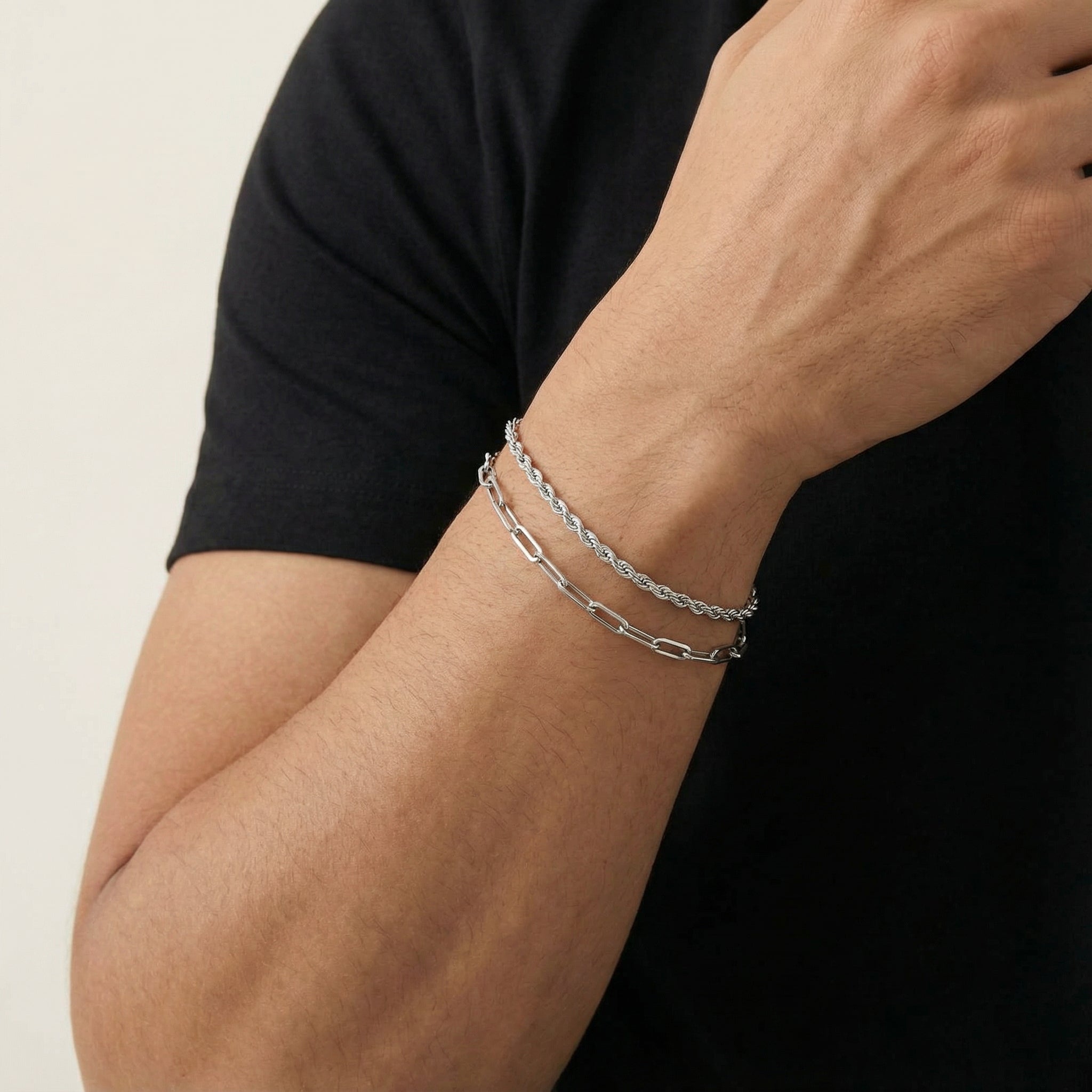 Nexo | Pulsera de eslabones minimalista para hombre