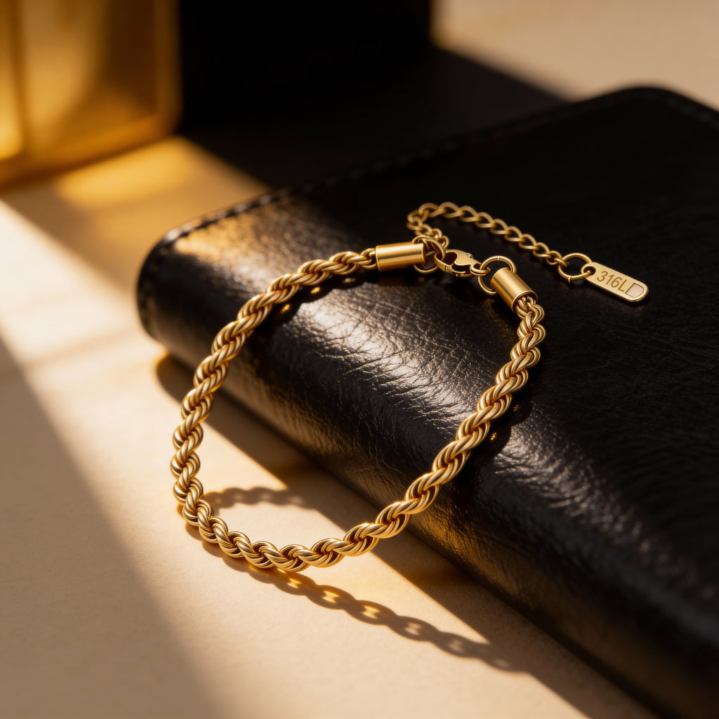 Raíz | Pulsera rope minimalista para hombre