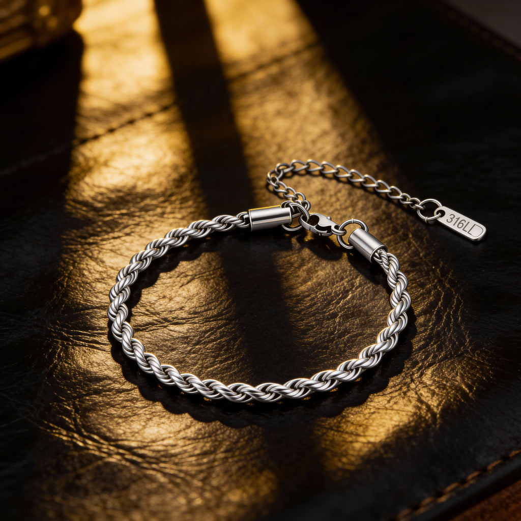 Raíz | Pulsera rope minimalista para hombre