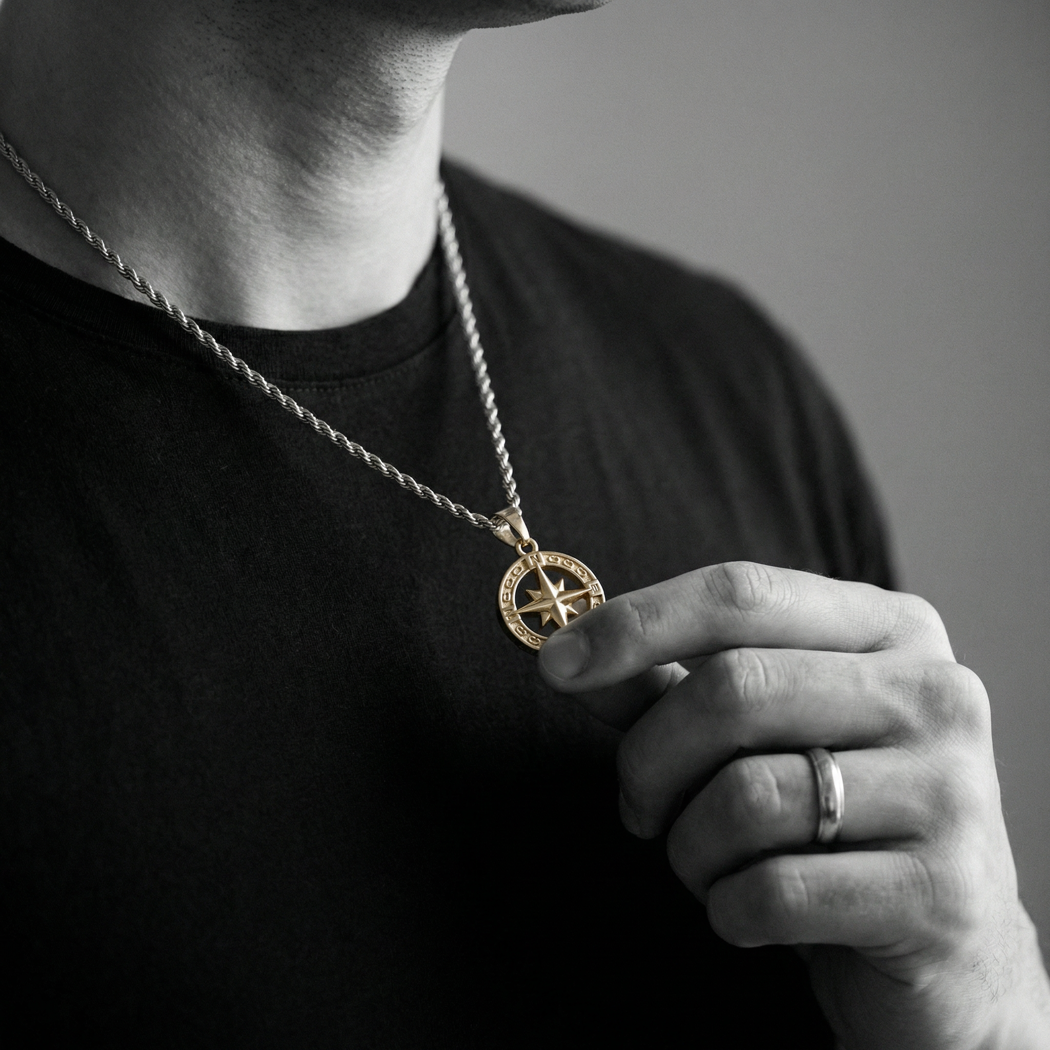 Estrella del Viajero | Colgante brújula