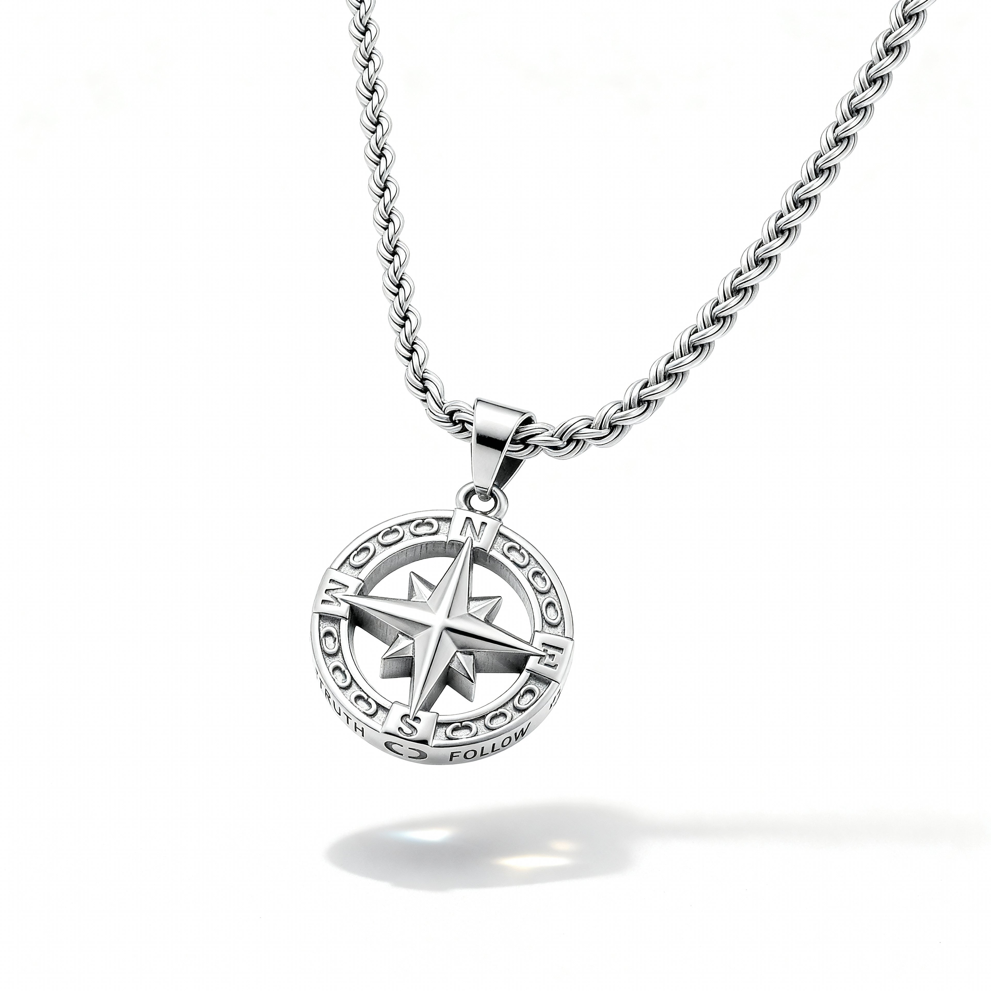 Estrella del Viajero | Colgante brújula