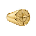 Axis | Anillo Sello Brújula para Hombre