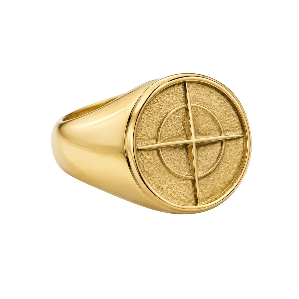 Axis | Anillo Sello Brújula para Hombre