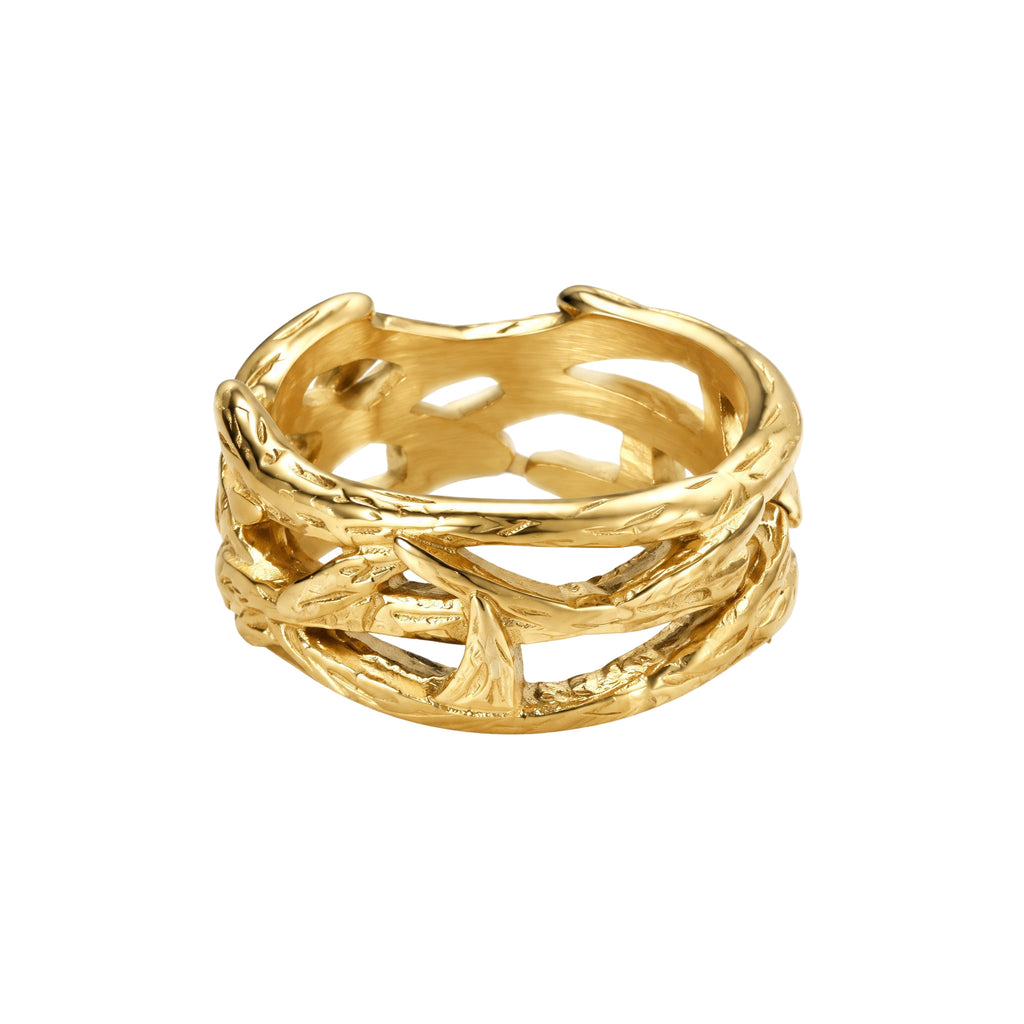 Corona Spinea | Anillo Sello Corona de Espinas para Hombre