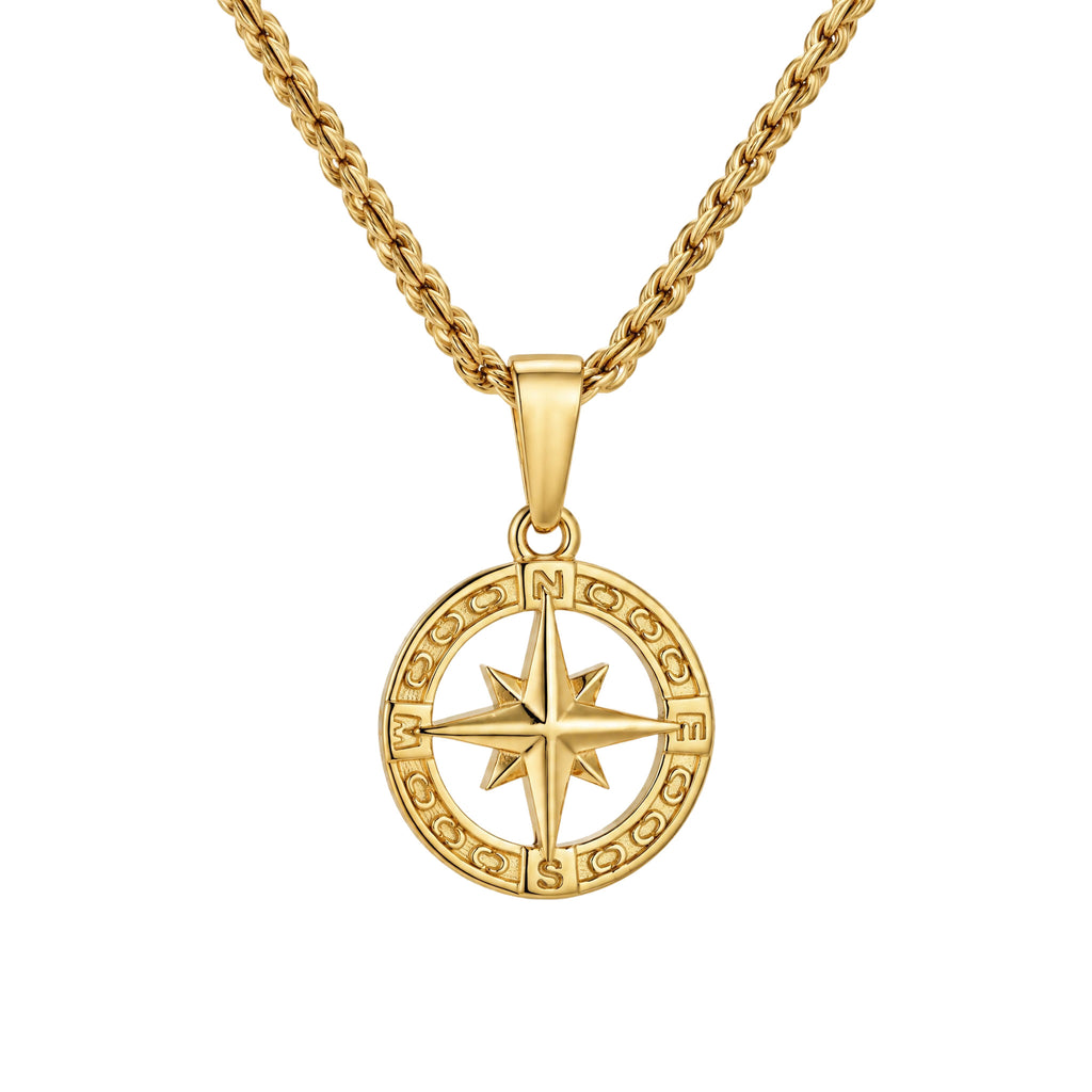 Estrella del Viajero | Colgante brújula