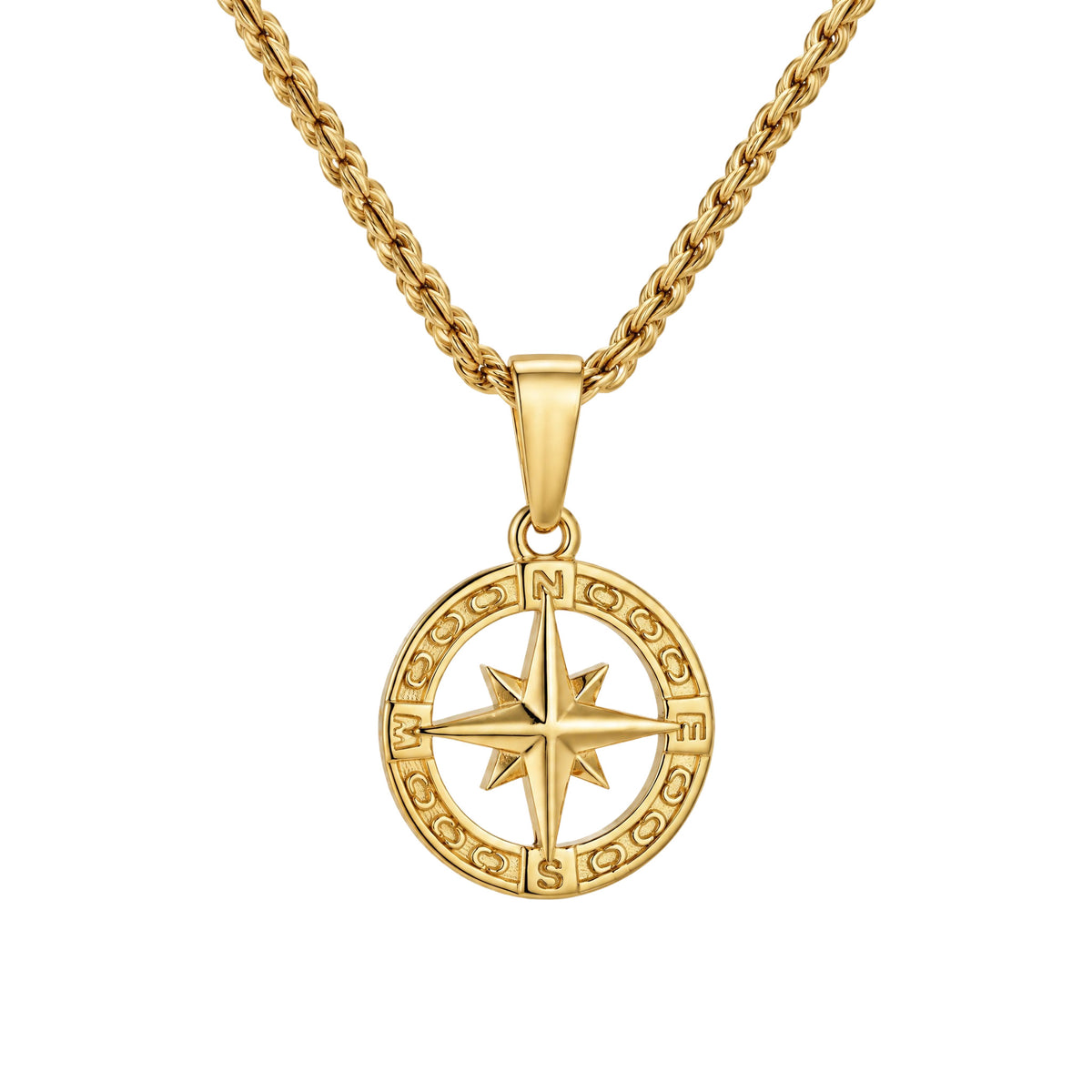 Estrella del Viajero | Colgante brújula