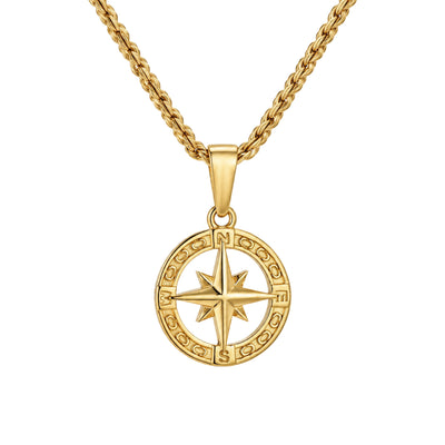 Estrella del Viajero | Colgante brújula