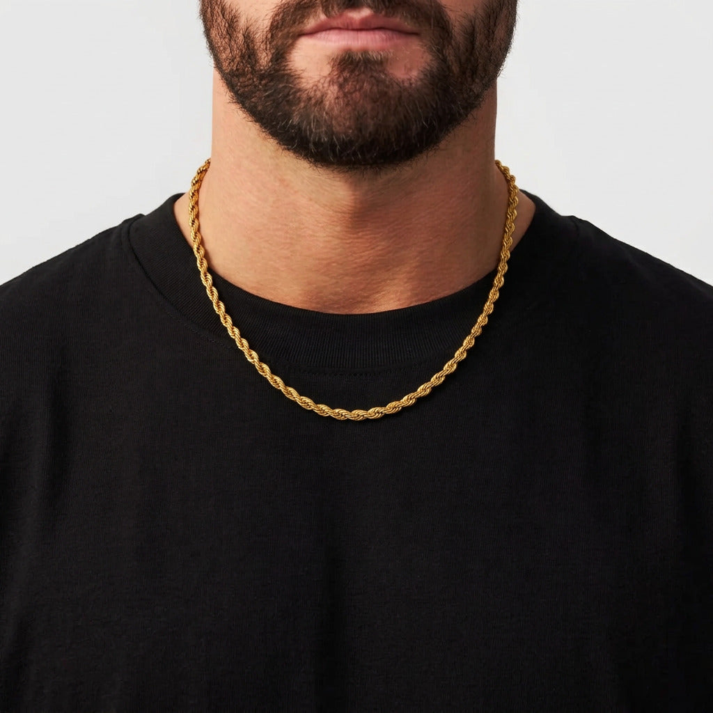 Cadena Rope 4 mm para Hombre